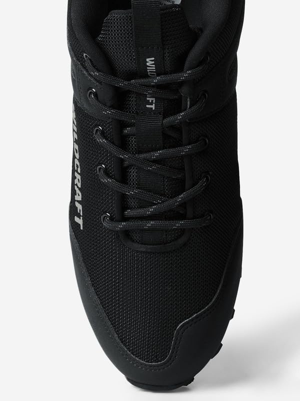 Image of Wildcraft Stylish Men Volga NX Low Ankle Outdoor Shoes- Denim Black