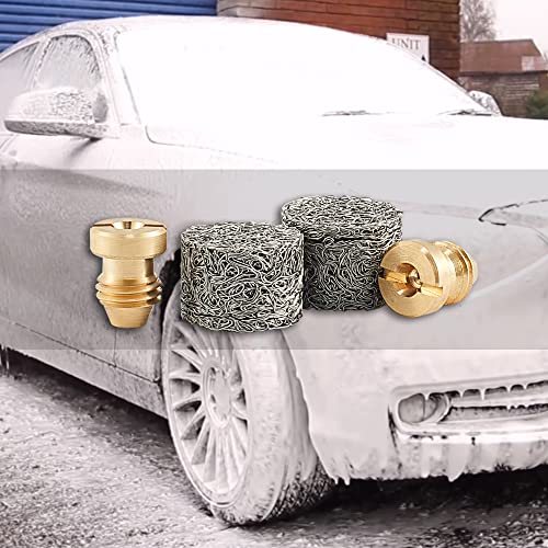 Tempono 1.1 mm Orifice for Foam Cannon Nozzle Tips, Thicker Foam for Pressure Washer, 2 Pieces