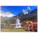 MyPuzzle Buddhistischen Klosteranlage Tengpoche, Nepal - Premium 500 Teile Puzzle - MyPuzzle Sonderkollektion von Puzzle Galaxy
