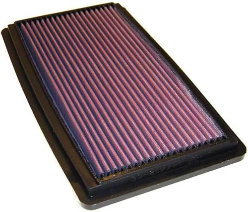 K&N Filtro de aire del motor: Reutilizable, limpia cada 75,000 millas, lavable, Premium, Filtro de aire de repuesto para automóvil: Compatible con