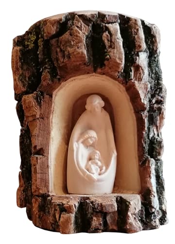Kaltner Präsente Geschenkidee - Weihnachtskrippe Krippe aus Holz mit...
