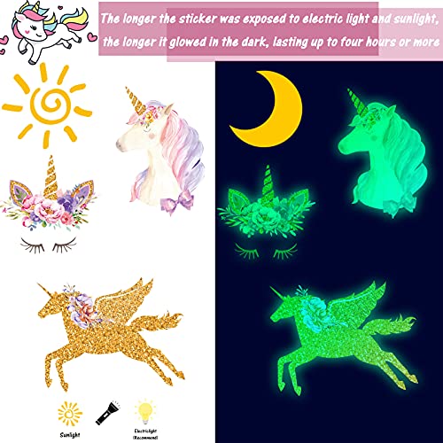Vinilos Decorativos Estrellas Unicornio que Brillan en la Oscuridad miniatura 5
