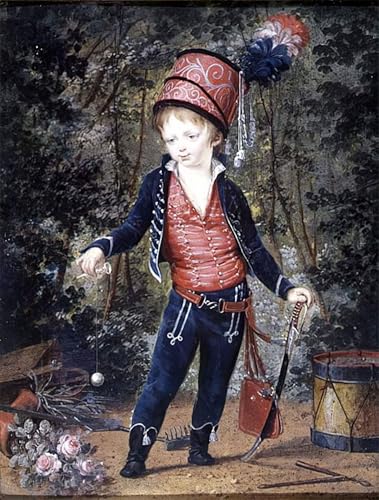 Poster Napoléon Bonaparte Isabey Toile pour Grand Mur Vide