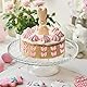 Bewudy 50 Stück Schleife Cake Topper, Rosa Schleife Cupcake Topper Schleifen Deko Tortendeko Mädchen Rosa Schleifen Hochzeitstorte Deko Geburtstag Bögen Für Themenpartys Verlobungen