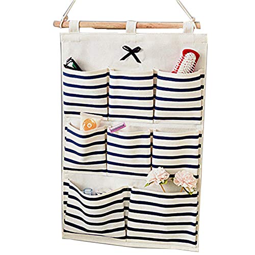 Jingyuu portaoggetti da Appendere portaoggetti fasciatoio Borsa Stoffa Porta Oggetti da Appendere Borsa di stoccaggio a Parete
