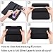 Wisdompro Faraday Bag, RFID Signal Blocking Bag Shielding Cage Pouch Wallet Case for Cell Phone Privacy Protection and Car Key FOB, Anti-Tracking, Anti-Spying Case Blocker - Black, Large