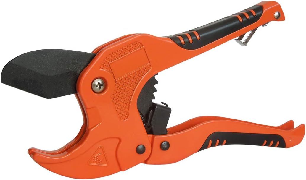 Ginzors PVC Pipe Cutters Ratcheting Hose & Tube Cutter,Cutting 11/4