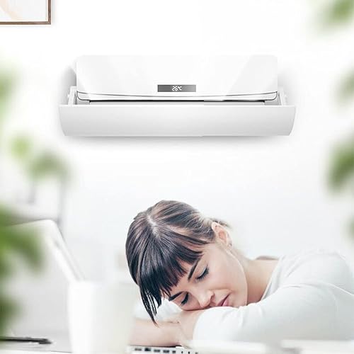 Miniatura 4 de BAOZOON Deflector de aire acondicionado retráctil, deflector de aire acondicionado ajustable universal, cubierta de desviador de aire, deflectores