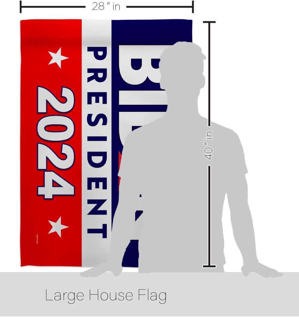2020 Set Patriotic Vote President Election United State American Decoration Banner Small Garden Yard Gift Double-Sided, House Flag 28" x 40", Thick Fabric
