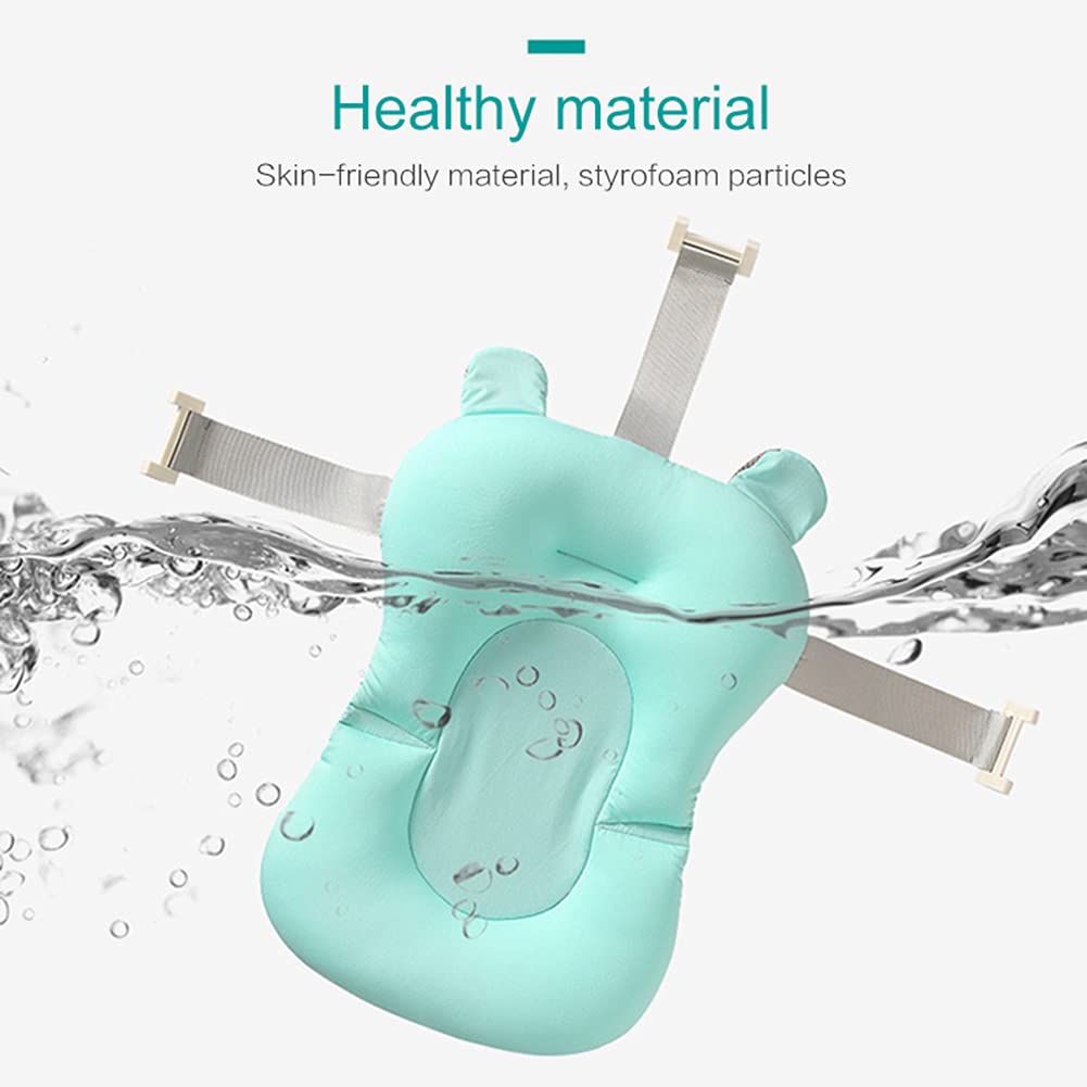 Cuscino Supporto Bagnetto Neonato - Rete Traspirante, Con Cinghie Di Sicurezza