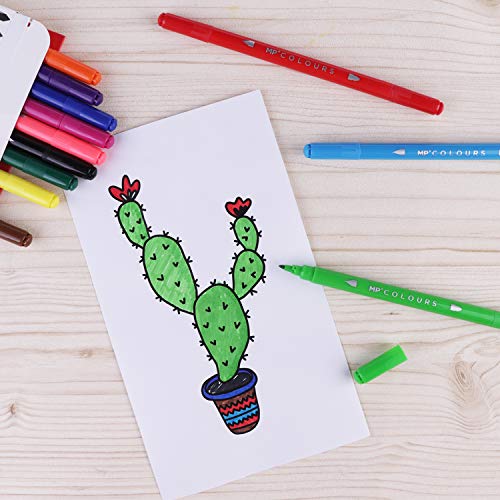 Plascolor PP862 - Confezione da 24 pennarelli a