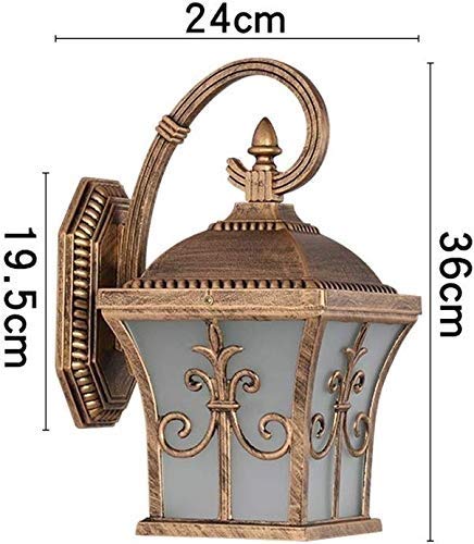 Luminaire de support rétro E27 imperméable pour sécuriser et décorer vos murs extérieurs
