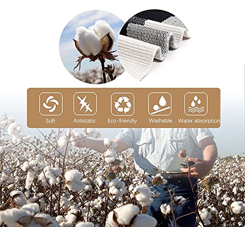 Seeksee CHIF BASKET Cotton Buffalo Plaid Rug 2'X3' Black And White Checked Rug Washable Doormats Indoor Outdoor Rugs For Layered Front Door Mats, Porch, Kitchen thumb #5