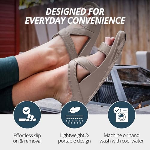 Image of NUUSOL Women Hailey Slide, Lightweight EVASOL Foam Footwear