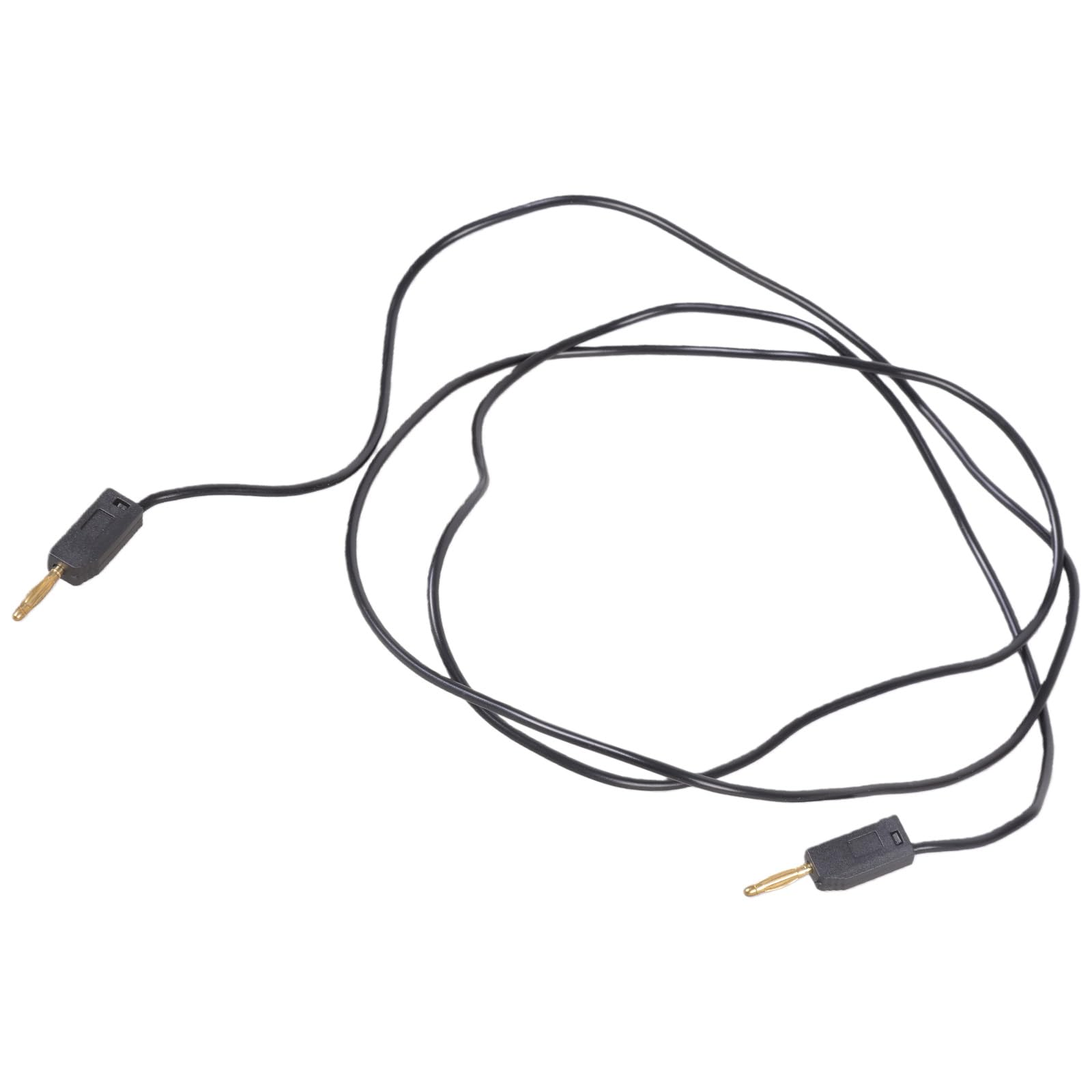 Msioytog Black Plate Layer Banana Plugs Cables 10Amp 600V Rating Strong Erosion Resistant For Electrical Instrument Gold Plate Probes