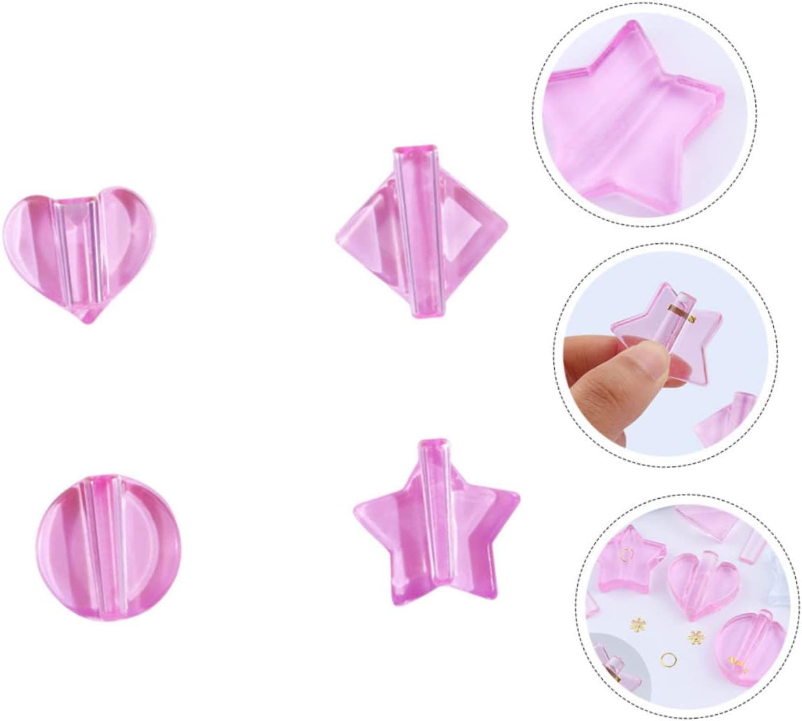 8pcs Nail Mold Multifunctional Manicure Tools for Nail Art Design Includes Star and Heart Shapes for Home Use
