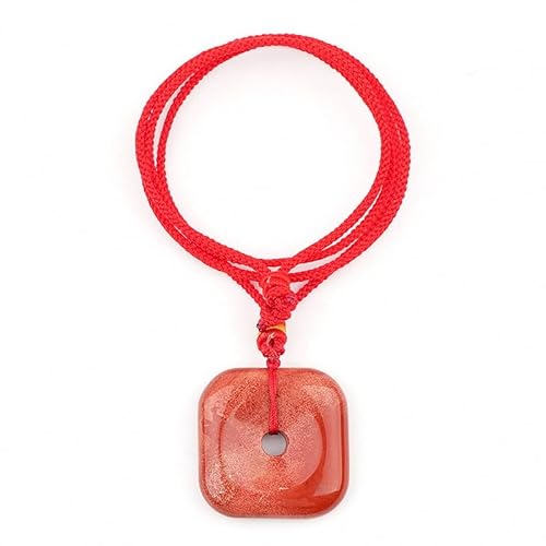 Lumisoul 30mm �X�N�G�A �h�[�i�c�y���_���g �V�R�N���X�^�� ���m�E ��� �t���b�g ����� �l�b�N���X �D�R�t�� DIY�W���G���[����p, 3*3 CM, ����, ��΂Ȃ�