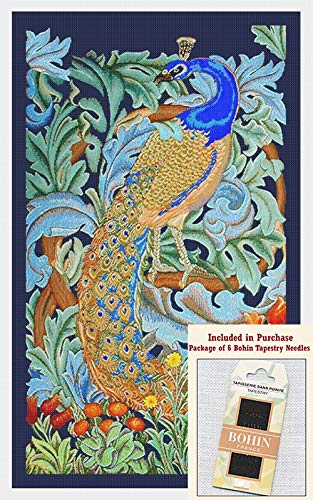 Orenco Originals Peacock by William Morris with Needles Counted Cross Stitch Pattern
