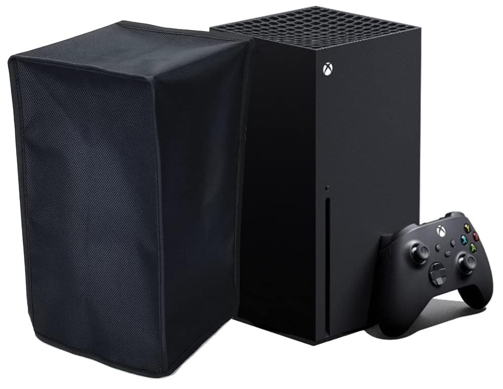 TMG Dust Cover for Xbox Series X Console,Dust Proof KIt, Anti Scratch Waterproof Cover Sleeve Dust Proof Cover for Xbox Series X Console - Black (B0C81WM21Z) Amazon Price History, Amazon Price Tracker
