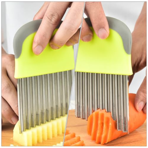 Cortadores de Papa Ondulados Homoyoyo 2 Piezas Acero Inox miniatura 7