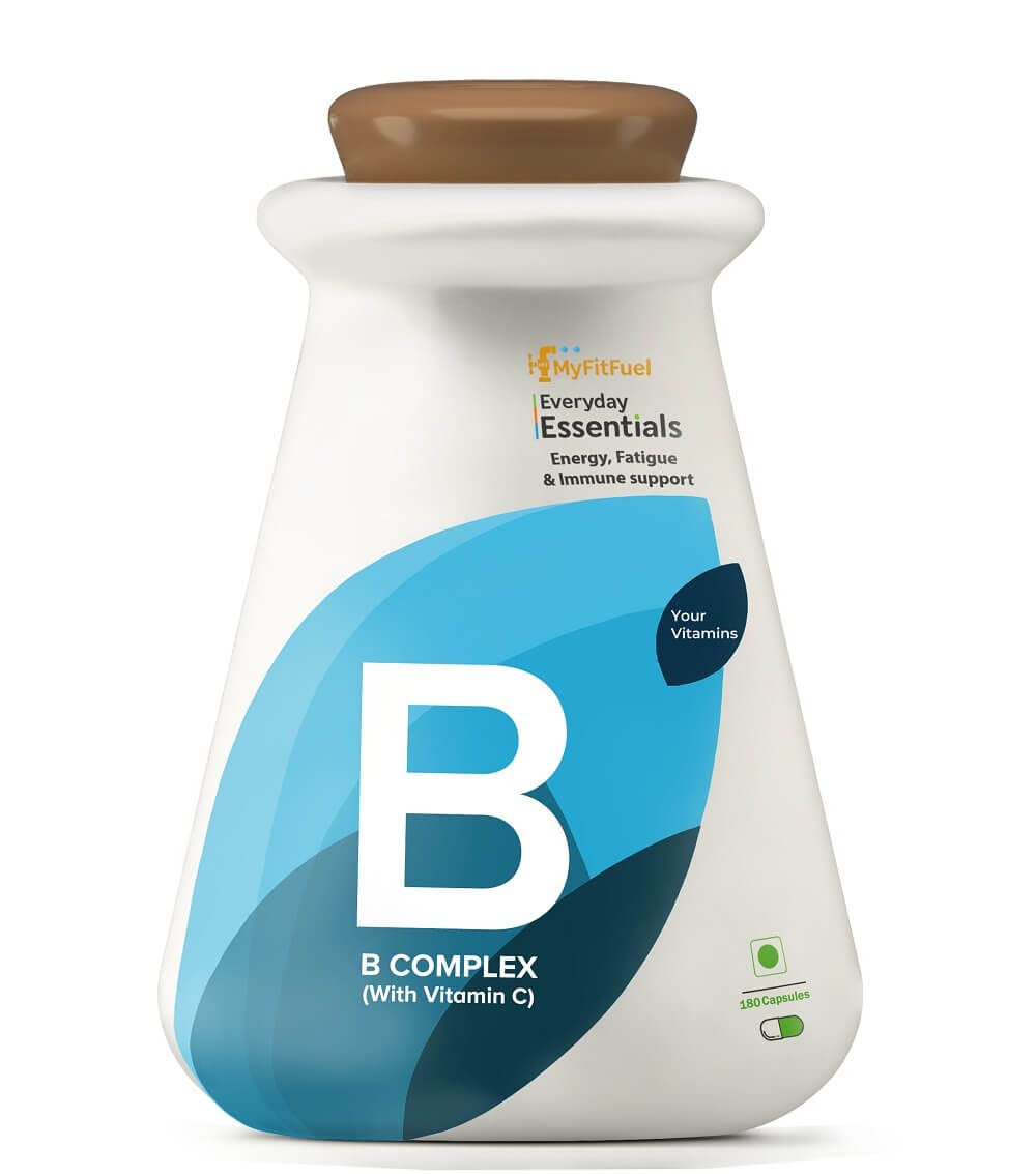 See full amazon price history chart for MyFitFuel B Complex with Vitamin C (180 Capsules) with 100% RDA B1, B2, B3, B5, B6, B7, B9 & B12 | Hair Growth, Energy & Immunity | Youthful Skin MyFitFuel B Complex with Vitamin C (180 Capsules) with 100% RDA B1, B2, B3, B5, B6, B7, B9 & B12 | Hair Growth, Energy & Immunity | Youthful Skin (B0BNQ7H33P) Amazon Price History, Amazon Price Tracker