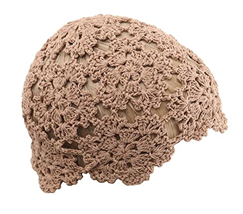 Maxpetus Handmade Crochet Hats Ashion Fascinating Beanie Hat Cap Cloche (Cl-Sg003-Khaki) #TOP11