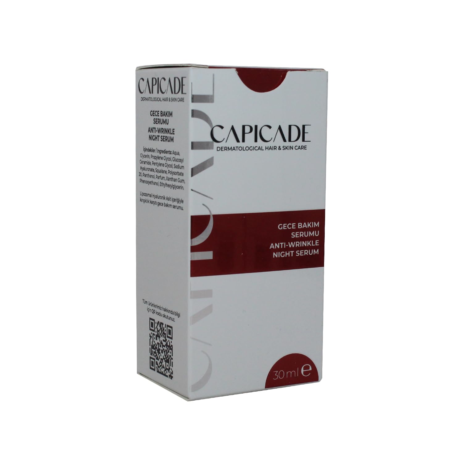 Capicade Gece Bakım Serumu 30 ml