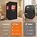 WELLEVER Upgraded Sauna Box, Infrared Sauna for Home, Portable Steam Sauna Tent with 1000W 2.5L Steamer Heater, Indoor Sauna Room for Relaxation, 2.6’ x 2.6’ x 5.9’