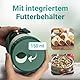 emmi-pet Hundetrinkflasche 600ml mit 150ml Futterbehälter – tragbare Trinkflasche to go für kleine & große Hunde – Ideal für Reisen, Wandern & Outdoor – Hygienisch & leicht zu reinigen - Hunde Zubehör