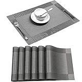 【Material de alta calidad】el mantel individual está compuesto de 70% PVC + 30% PET, seguro, inodoro y resistente al desgaste. El mantel individual está hecho de material Teslin de alta calidad, que se puede doblar y cortar libremente, no tiene tracción por deformación, es ecológico y duradero.