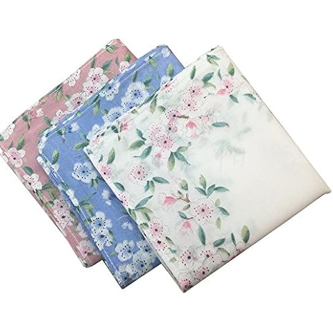 RDS HANKYTEX Ladies Printing Floral Handkerchiefs (6) Cover