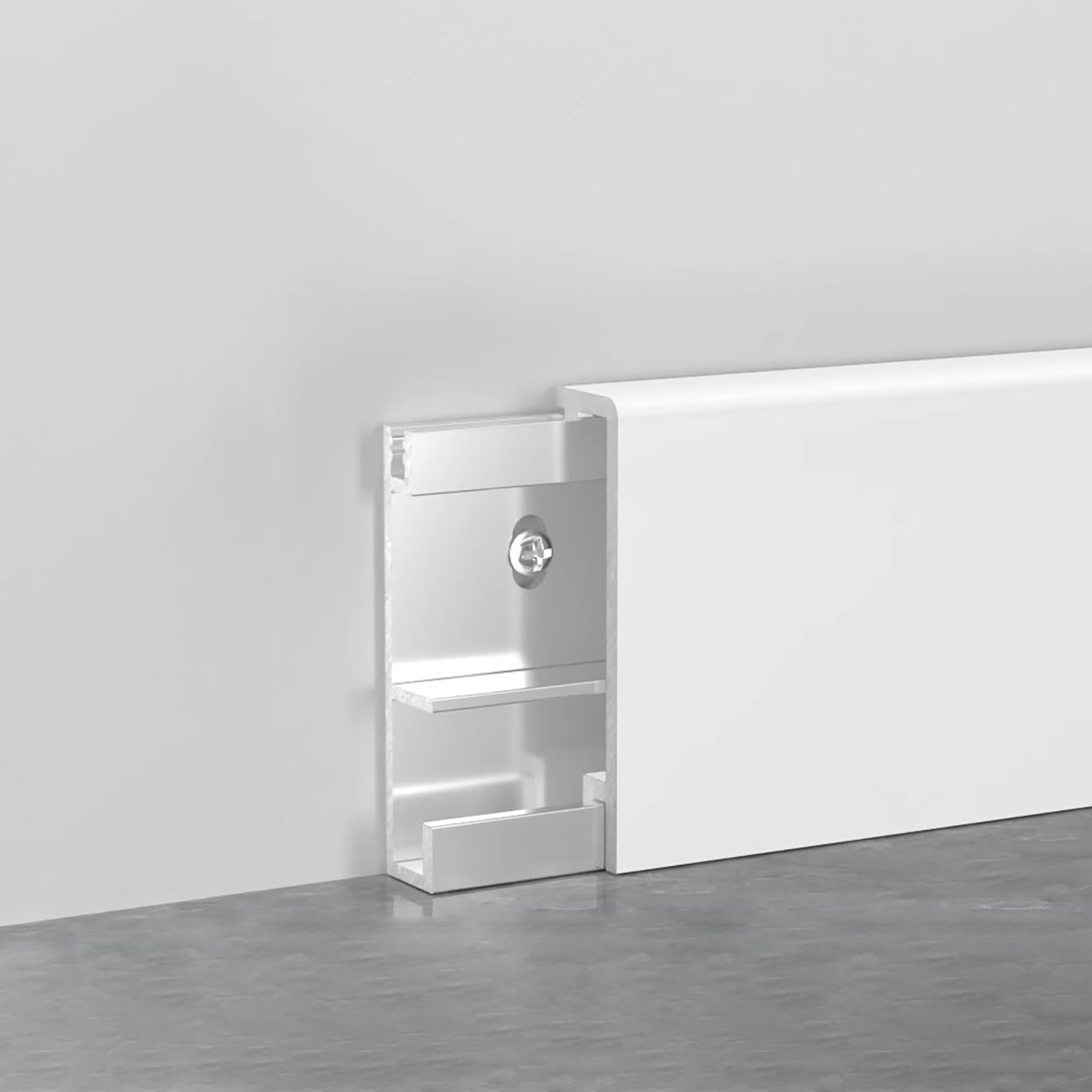 Zócalos de aluminio resistentes a la humedad, elegantes y versátiles tableros decorativos para salas de estar, oficinas e interiores del hogar