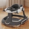 Kinder King 8-in-1 Baby Walker with Music & Lights, 3 Level Adjustable Height, Foldable Toddler Walker with Speed Adjustable Wheels, Easy to Clean, Baby Walkers for Boys & Girls 6-18 Months