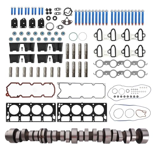 AFM/DOD Camshaft Lifters Kit & MLS Head Gasket Set with Bolt Fit for Chevy Silverado 1500 Suburban Tahoe GMC Sierra 1500 Yukon Envoy Buick Isuzu Saab 5.3L V8 2007-2013 12625436 HS26191PT