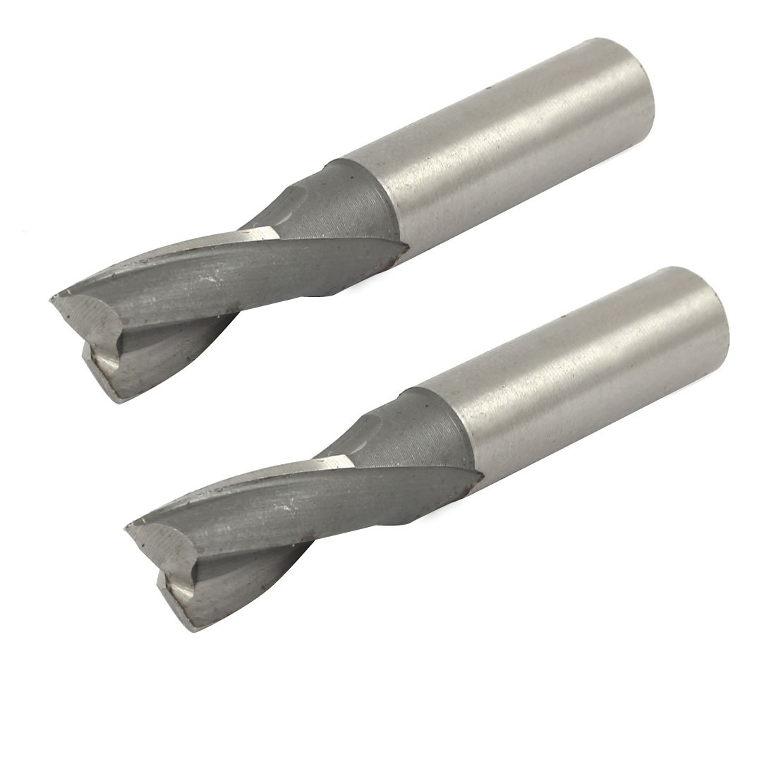 Aexit Fresa HSS-AL 4 Flauti Diritti - Diametro Taglio 9 Mm, Lunghezza Totale 85 Mm, Profondità Taglio 30 Mm, Gambo 10 Mm - Con Custodia In Plastica