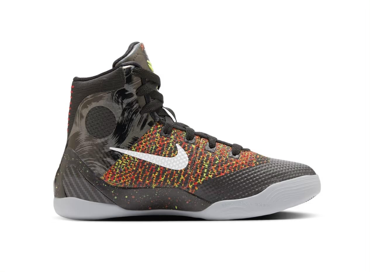 Big Kids Kobe 9 Elite Protro Masterpiece (GS), Black/Metallic Silver-Bright Crimson-Volt,…