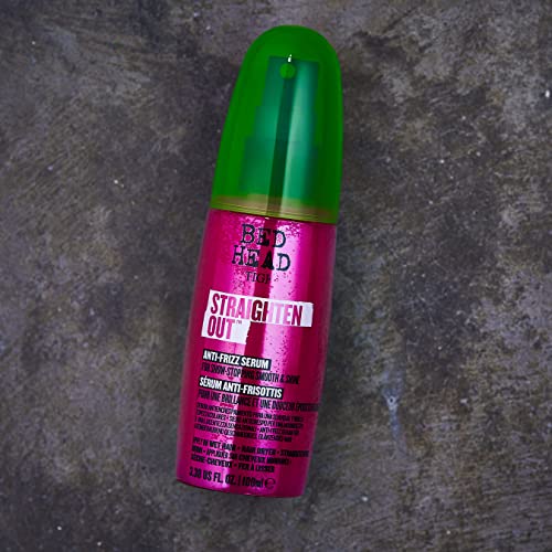 Tigi Bed Head Straighten Out Anti Frizz Serum For Smooth Shiny Hair 3.38 Fl Oz #TOP2