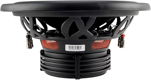 Miniatura 5 de Alphasonik NSW412 Neuron 400 Series 12 1500 vatios máx.  500 vatios RMS Subwoofer de coche de graves de 4 ohmios dual con imán de alta calidad,