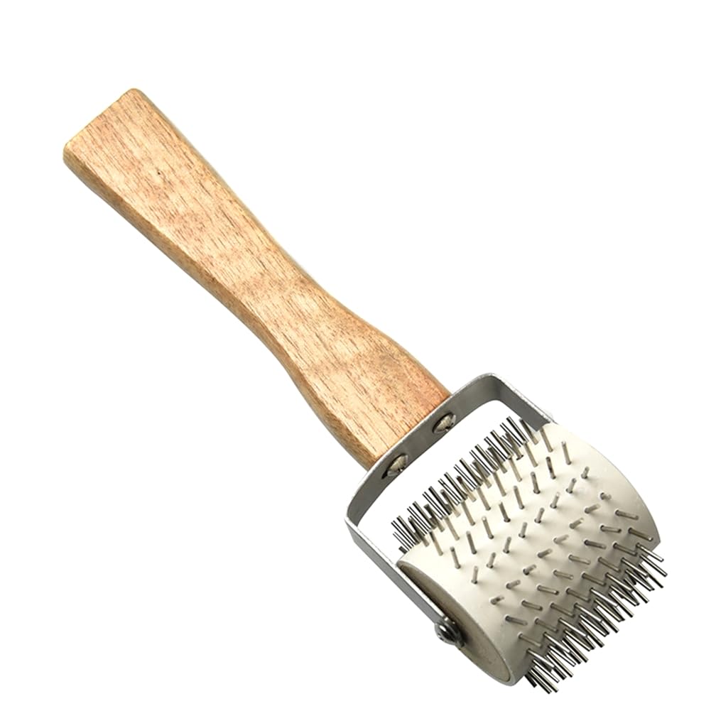 Ohulelks As Shown Bee Honey Extracting Tool Uncapping Needle Roller Type Propolis Extractor Bee Honey Comb Beekeeping Uncapping Tools,A