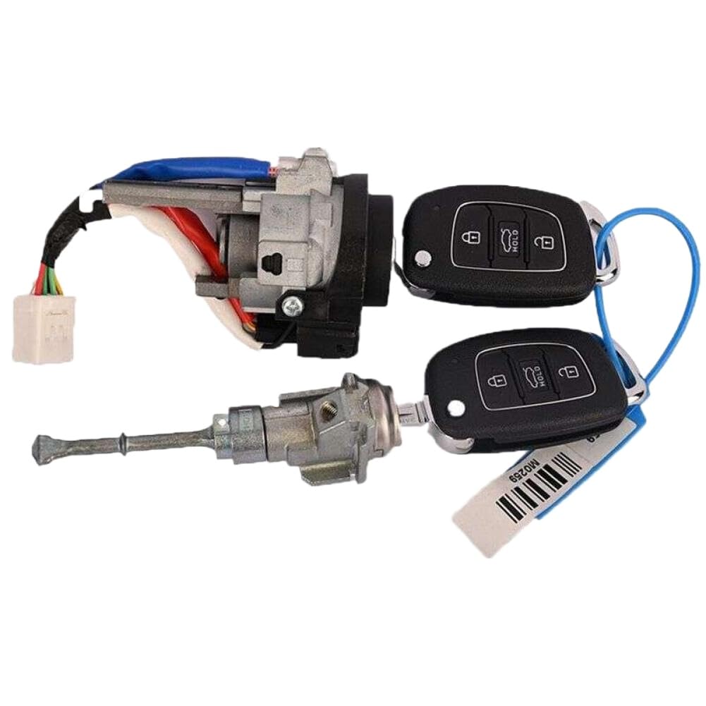 Ecegnahnj Onecolor Door Lock Cylinder With Ignition Switch And Starter Lever Compatible With Civic 2015-2020 - Replaces Part Numbers 81905-F0500 And 8190F500