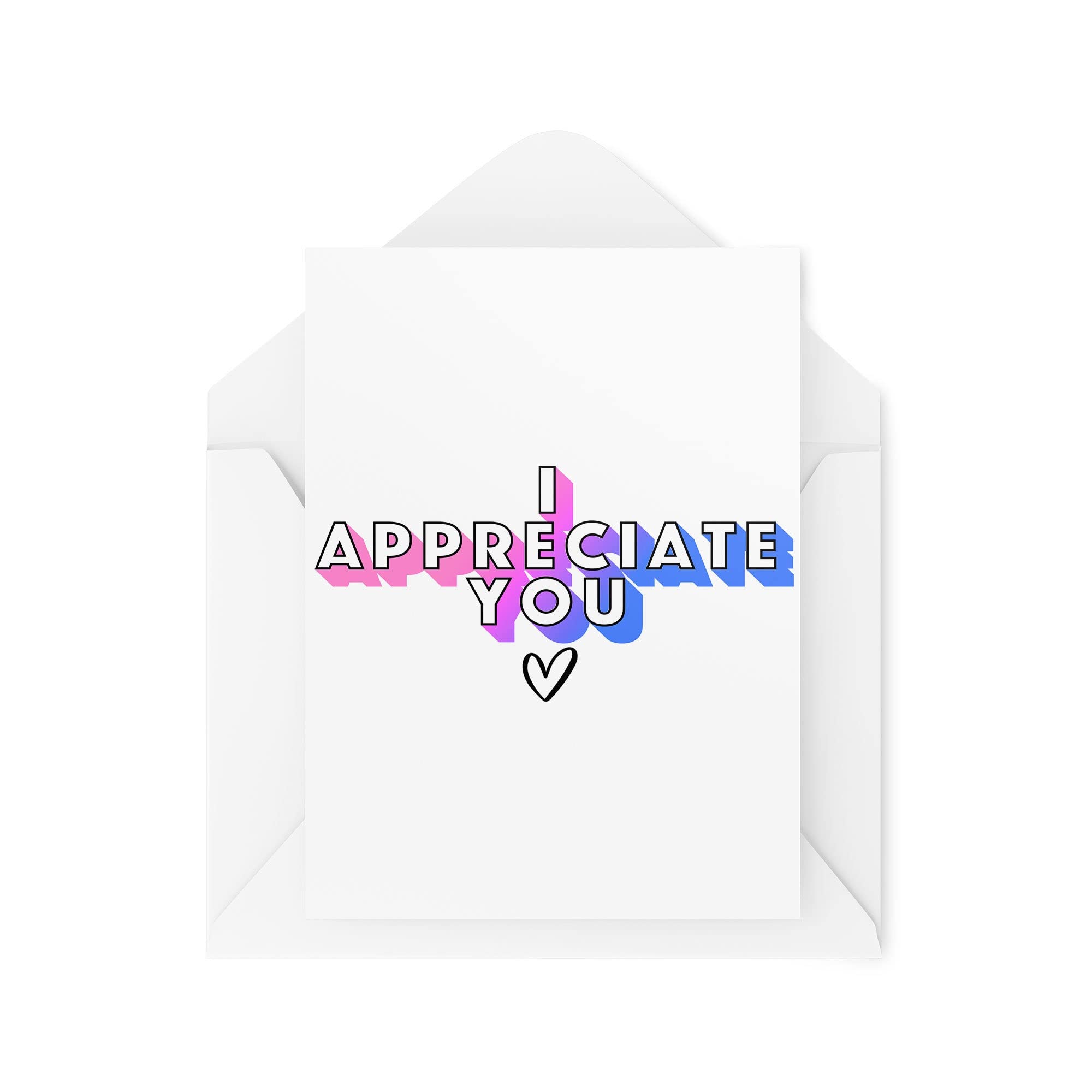 Thank You Cards - I Appreciate You - Supportive Card - Card For Friend - Thanks Cards - Greetings Card - Neighbour Card - CBH1533