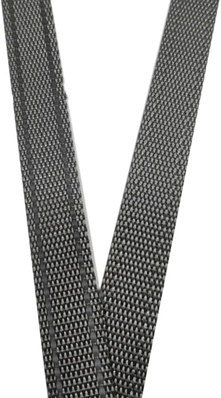 Nylon Webbing Belt，Heavy Cotton Webbing， 5 Meters 15mm 5/8" Polyester Webbing Ribbon with Reflective Strip Backpack Strap DIY Craft Pet Collar Leash Accessories Webbing Strap