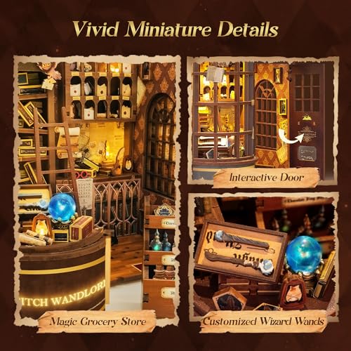 FUNPOLA Wizard Wand Shop Book Nook Kit thumbnail 3