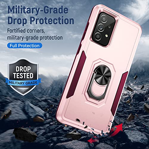 Étui de protection rigide Samsung A13 anti-fissure d'écran vert - 6