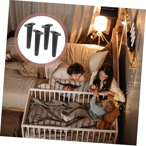 Patas de soporte para cama ajustables con refuerzo resistente de alta resistencia de 4 piezas 6