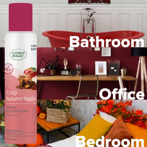 Citrus Magic 612173118 Limited Edition Natural Odor Eliminating Air Freshener Spray, Crisp Autumn Apple thumb #6