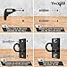 Yes4All Sturdy Wall Mounted Workout Anchors, Suspension Straps Trainer Anchor Swing Battle Ropes Fitness Training Hammocks Olympic Rings Body Weight Strength Training Systems