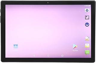 PUSOKEI 10.1 Inch Tablet Android11, 4G Calling Tablet, Octa Core 8GB RAM 256GB ROM, IPS Touch Screen, 8MP+20MP Dual Camera, 2.4G/5G WiFi, BT5.0, GPS, 6000mah Battery, Silver (UK Plug)