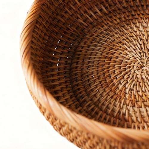 Cesta para tejer recipiente redondo de almacenamiento para cocina 8