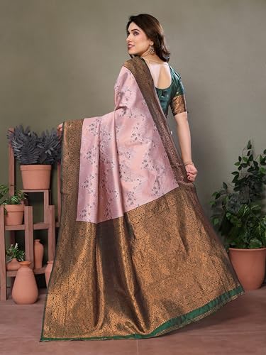 Image of Avantika Fashion Women's Kanjivaram Style Soft Silk Banarasi Sarees With Blouse Piece For Women